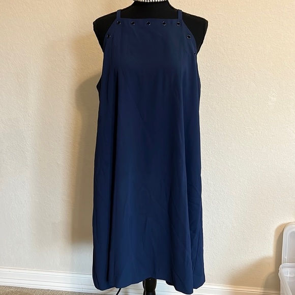 Alfani Dresses & Skirts - Alfani navy blue embellished dress